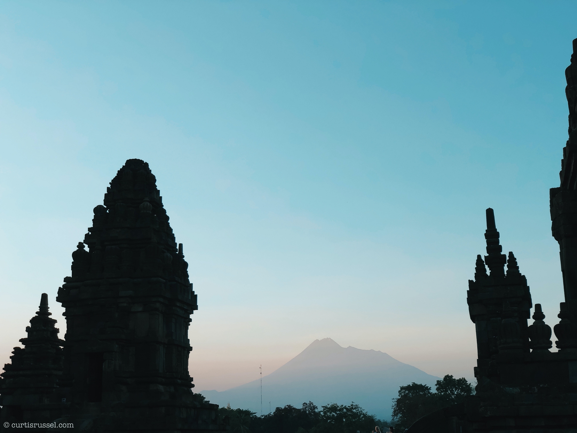 Yogyakarta Indonesia Travel Guide Mountain Backdrop Prambanan Temple at Yogyakarta
