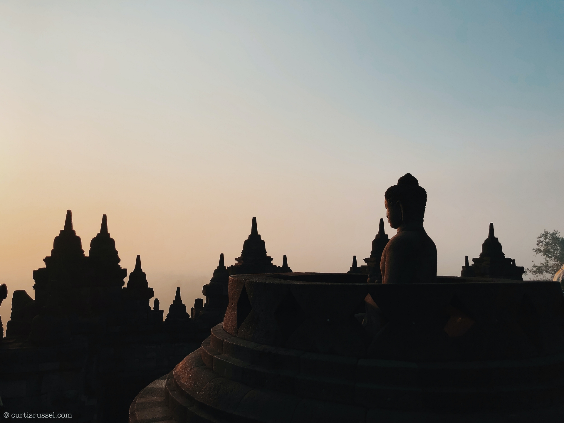 Yogyakarta Indonesia Travel Guide Sunrise at Borobudur Temple, Magelang Regency, Central Java