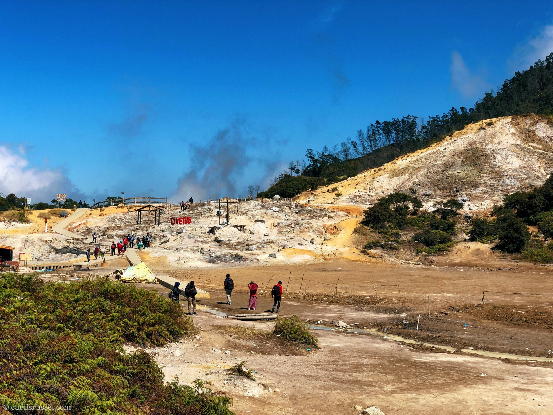 Dieng Plateau Indonesia Travel Guide Kawah Sikidang Sulphur Lake