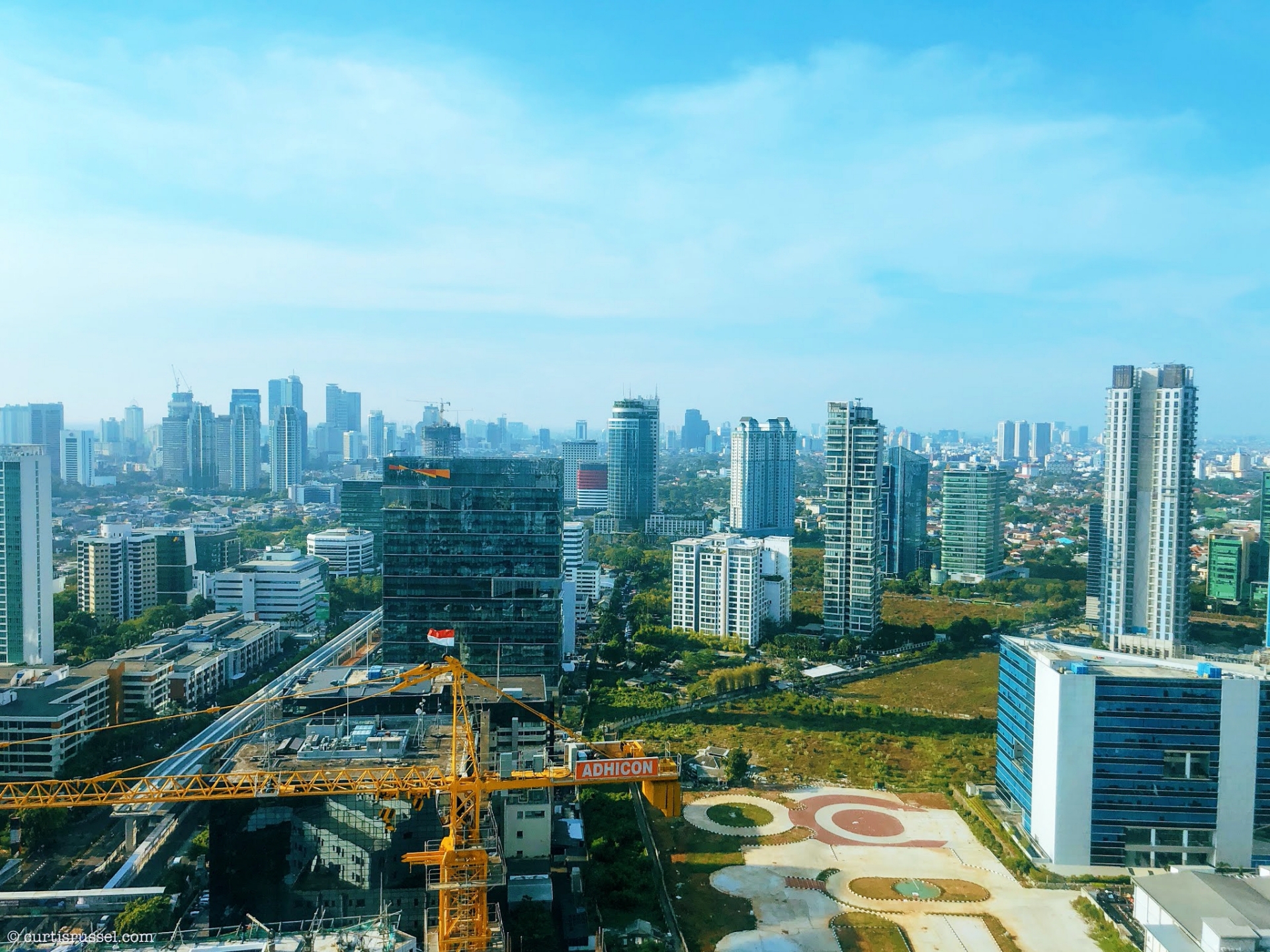 View from Citadines Rasuna