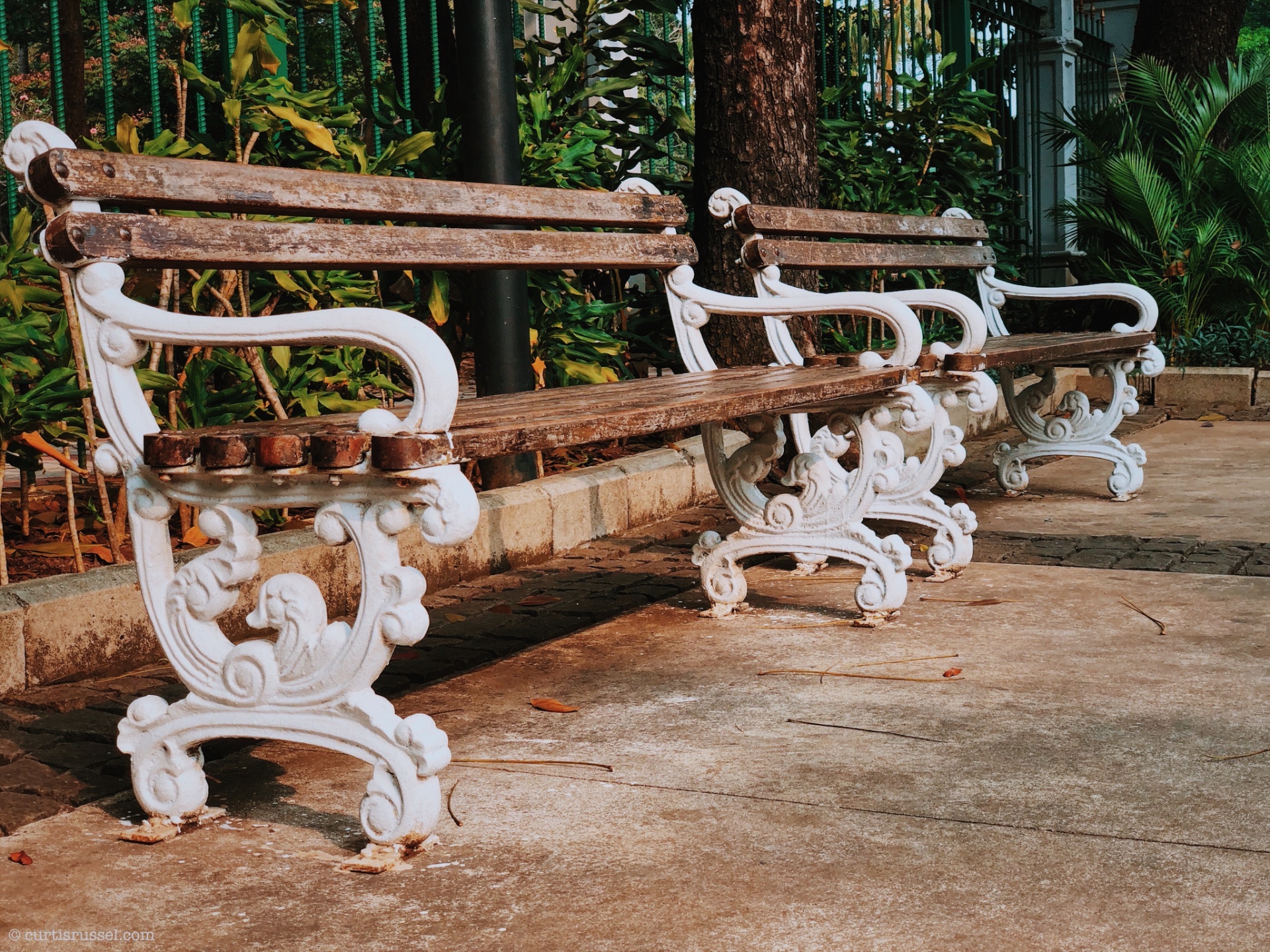 Benches at National Monument