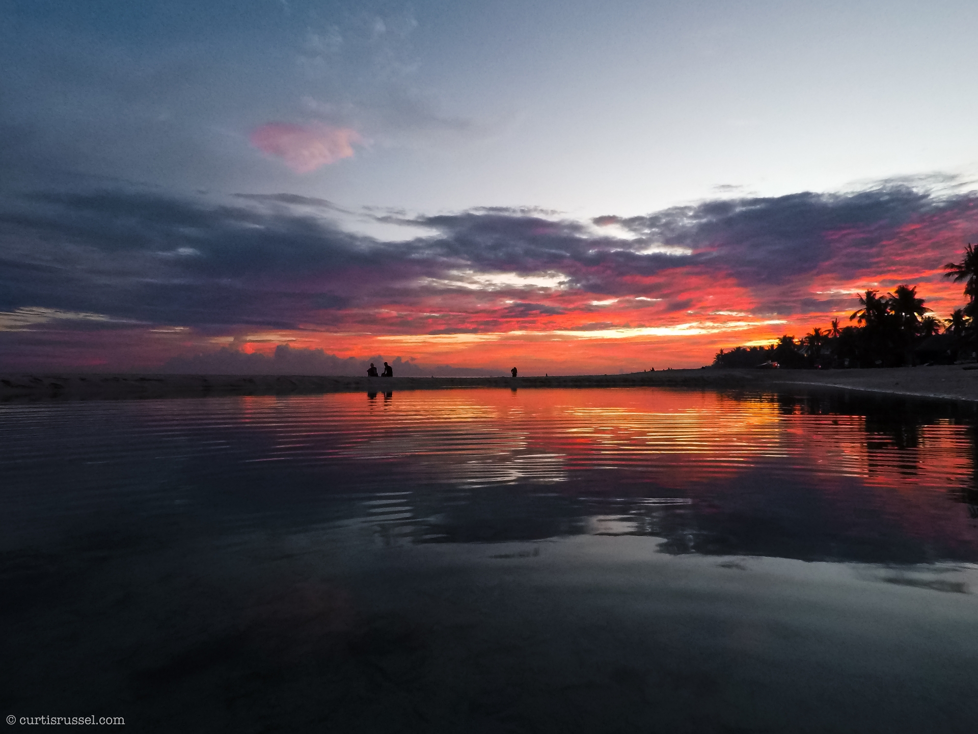Fiery Sunset at Kota Beach, Bantayan Island