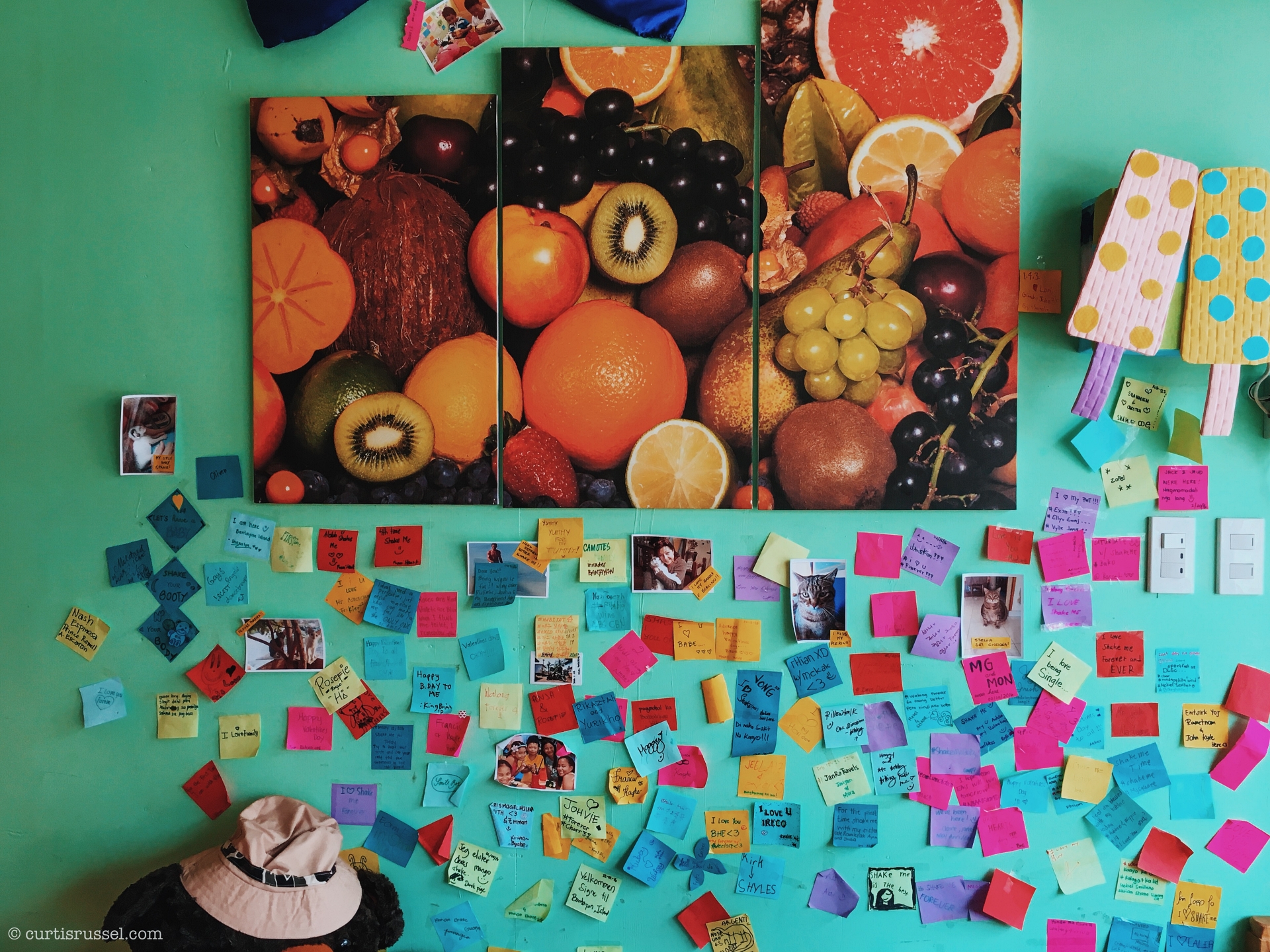 Colorful Freedom Wall at Shake Me, Bantayan Island