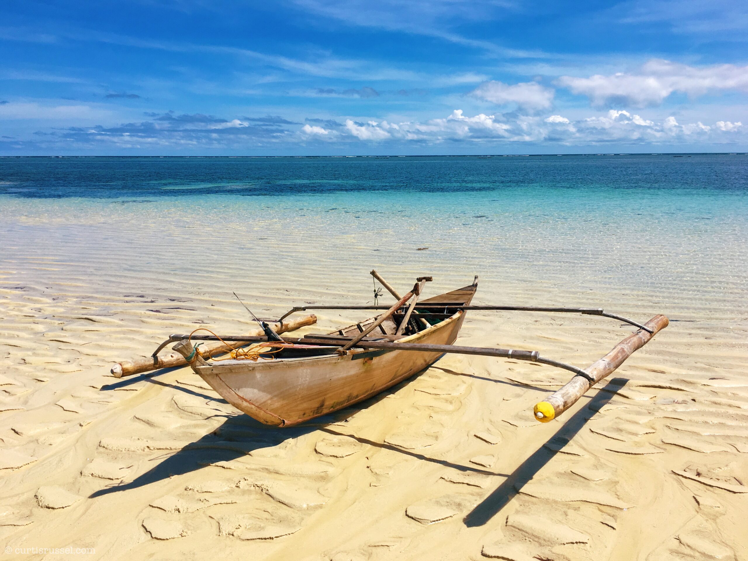 Small Boat in Little Boracay, Jomalig Island